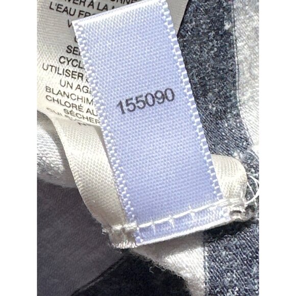 Chicos Zenergy Striped Floral Embroidered Long Sleeve Tunic Top Boho Chic Blouse - Picture 11 of 13